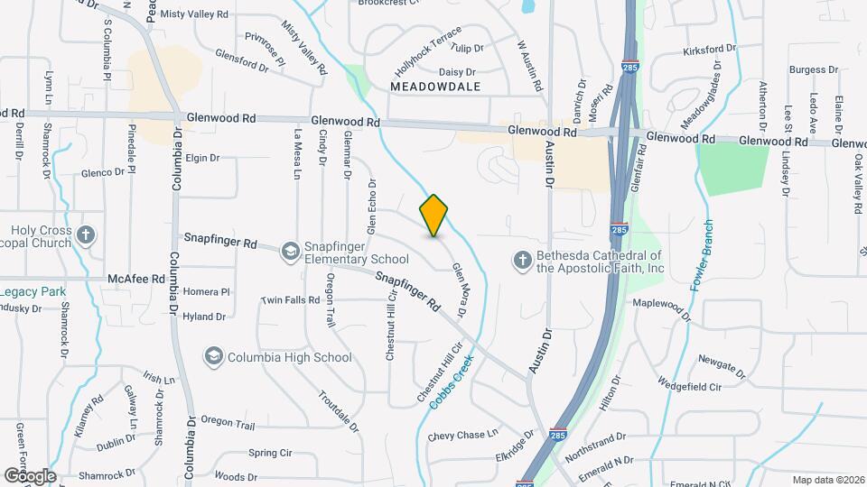 3677 Glen Mora Dr Map and Location Details