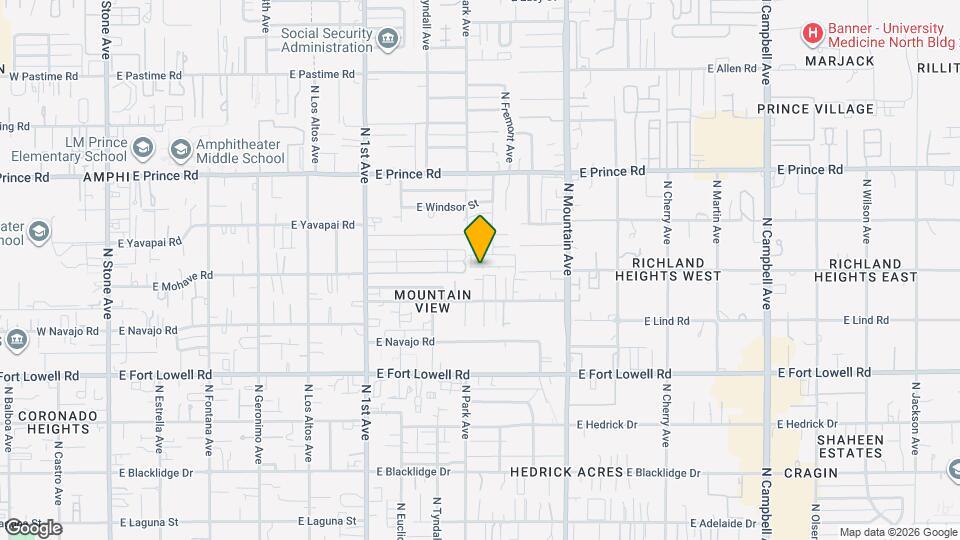 1048 E Descent St Map and Location Details