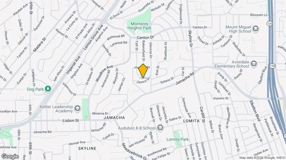 7562 Zemco Dr Map and Location Details