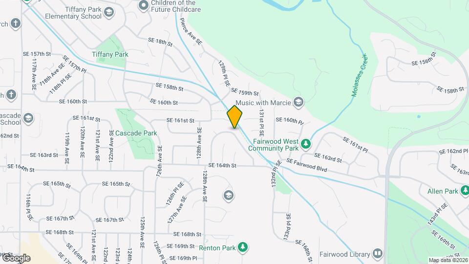 12916 SE 162nd St Map and Location Details