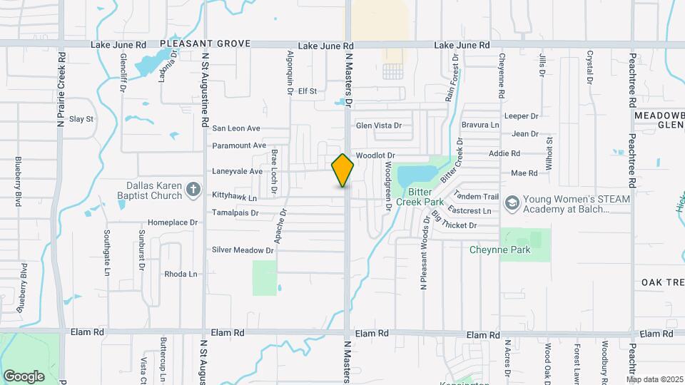 10135 Kittyhawk Ln Map and Location Details