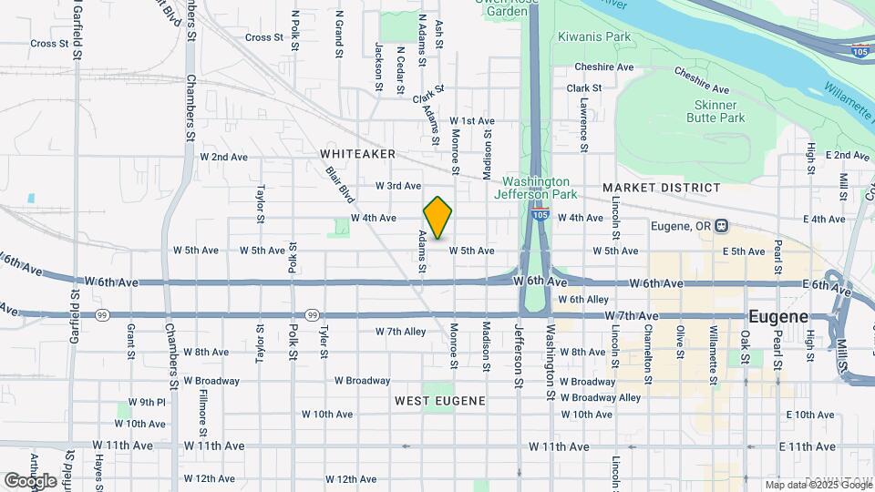 851 W 5th Ave Map and Location Details