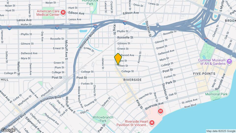 2710 Green St Map and Location Details