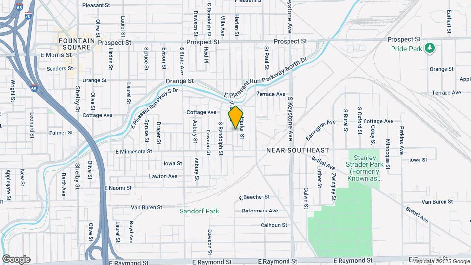 1603 Villa Ave Map and Location Details