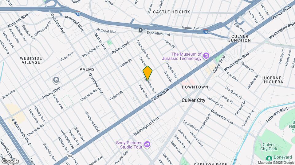 3625 Jasmine Ave Map and Location Details