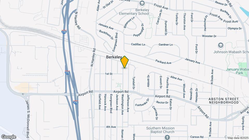 6312 Washington Ave Map and Location Details