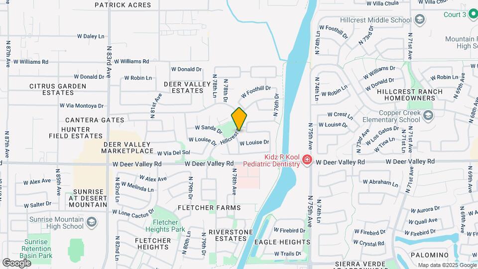 22041 N 78th Ave Map and Location Details