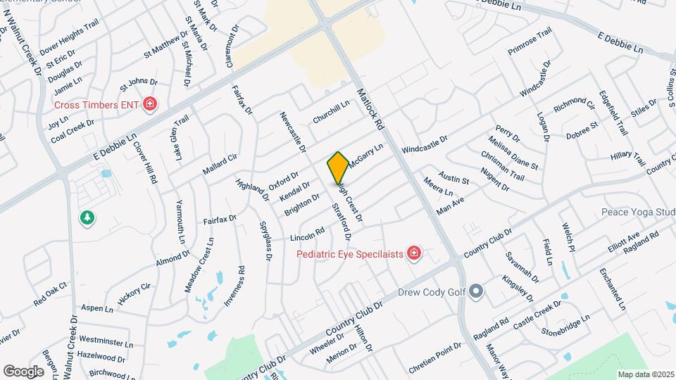 1409 High Crest Dr Map and Location Details