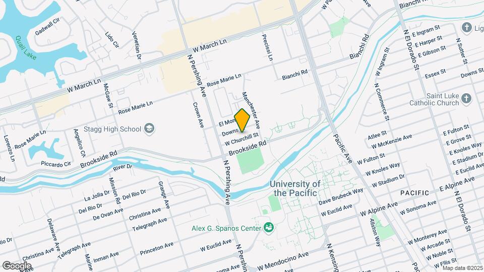 1121 W Churchill St Mapa y Detalles de la Ubicación