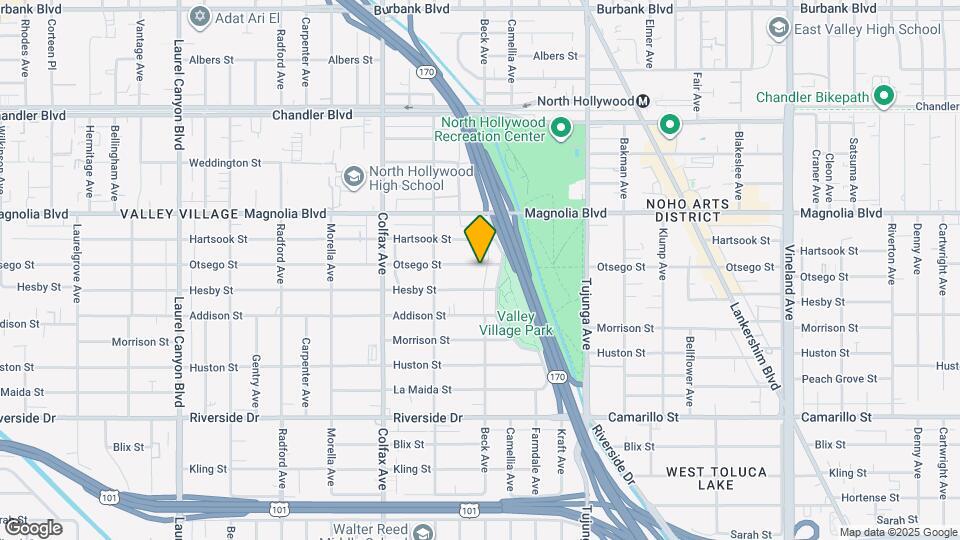 11536 Otsego St Map and Location Details