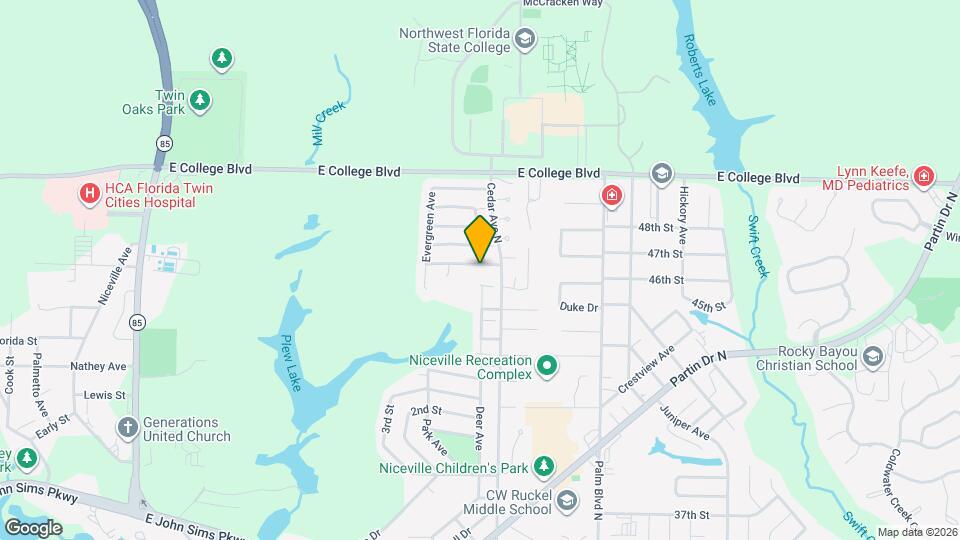 101 Cedar Ridge Way Map and Location Details