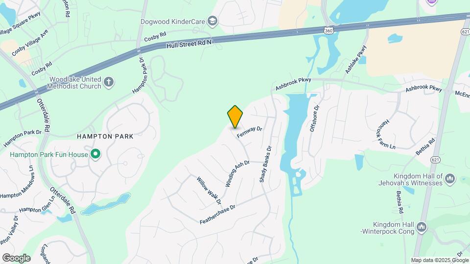 7625 Fern Hollow Dr Map and Location Details