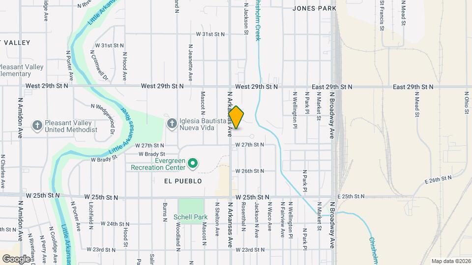 654 W North Ct Map and Location Details