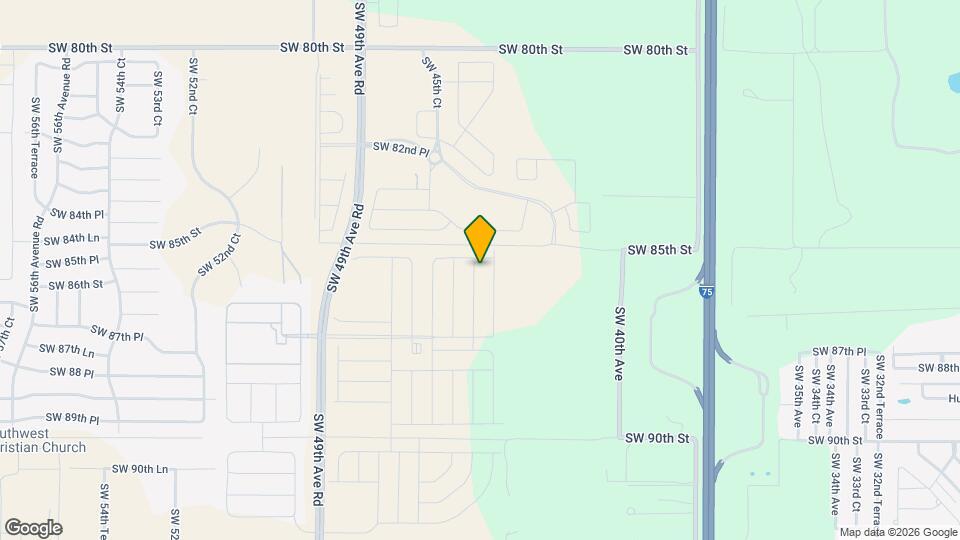 8597 SW 44th Ct Map and Location Details