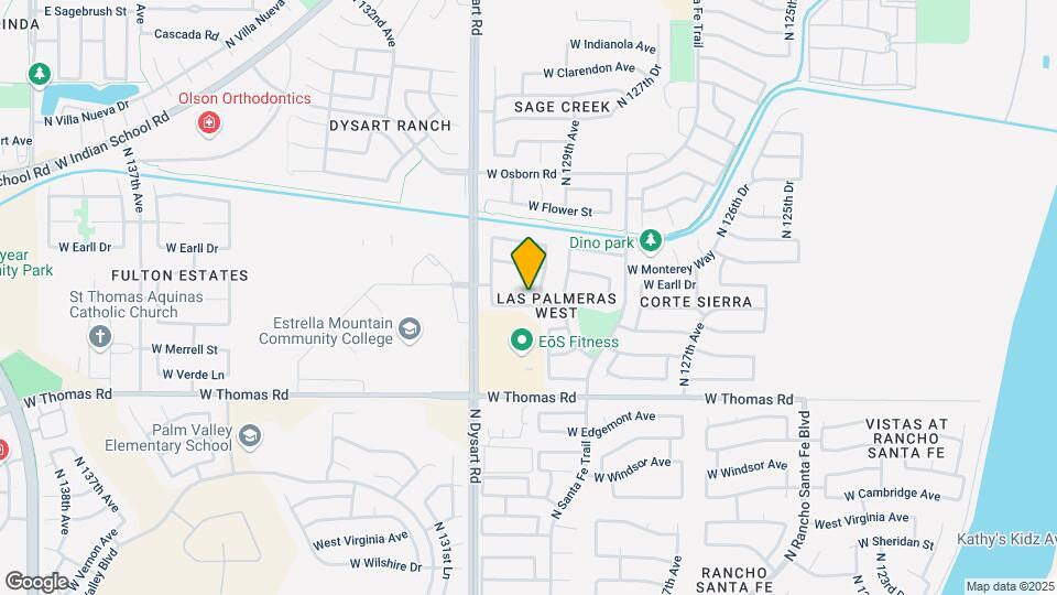 13018 W Avalon Dr Mapa y Detalles de la Ubicación