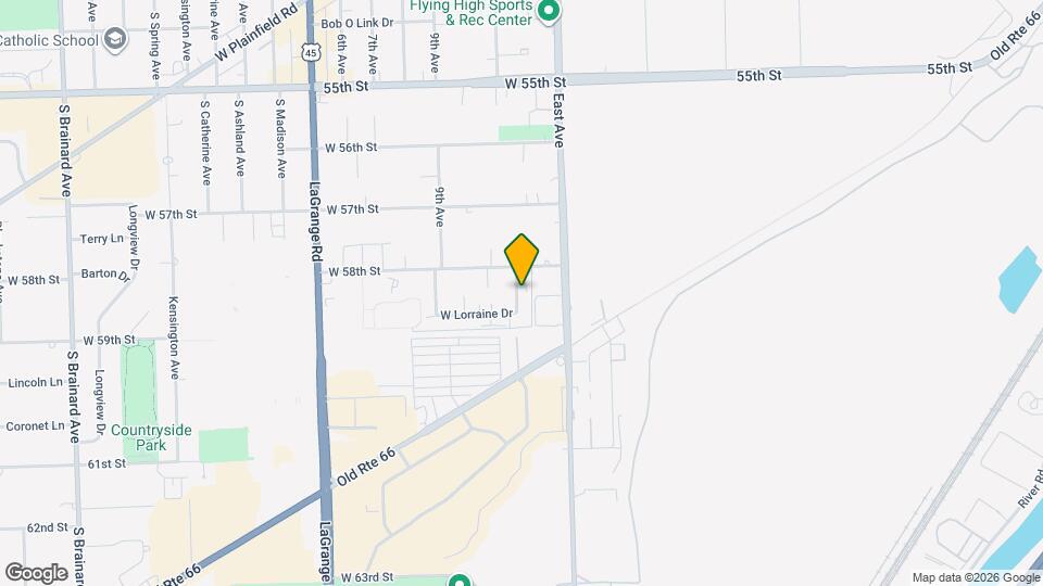 5811 Rose Ave Map and Location Details