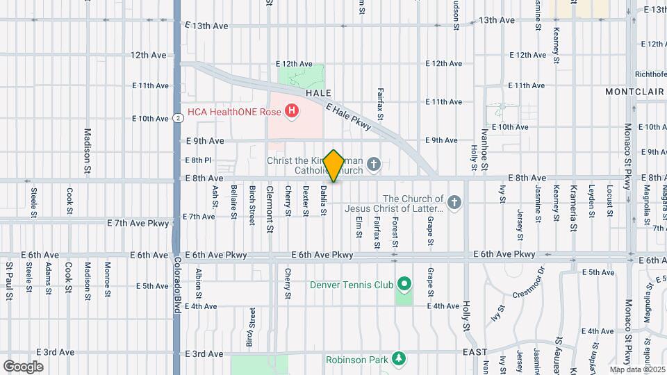 783 Eudora St Map and Location Details