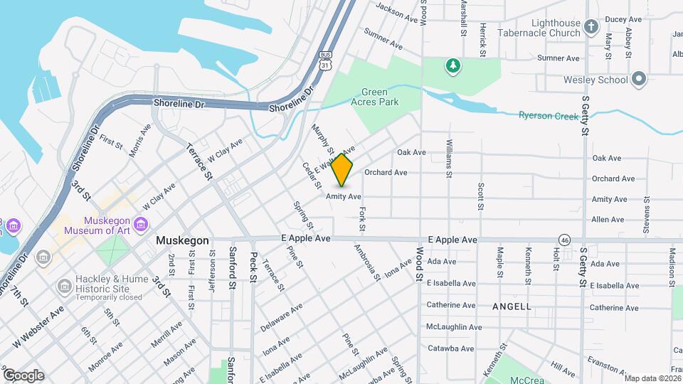 210 Amity Ave Map and Location Details