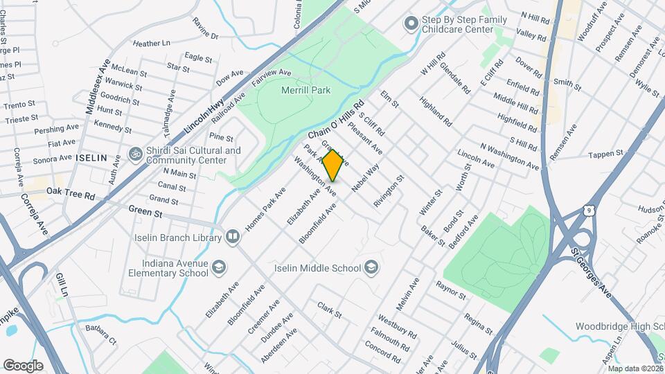 74 Washington Ave Map and Location Details