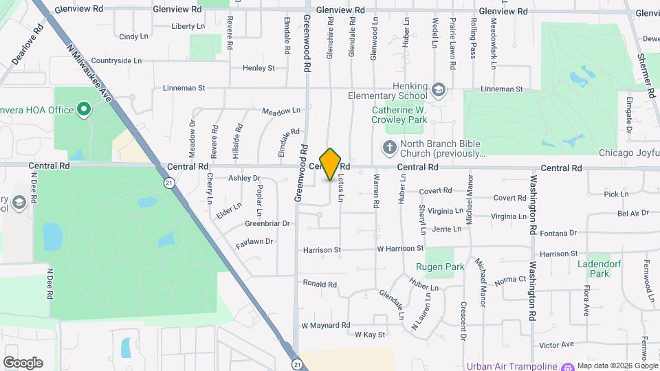 520 Glendale Rd Map and Location Details