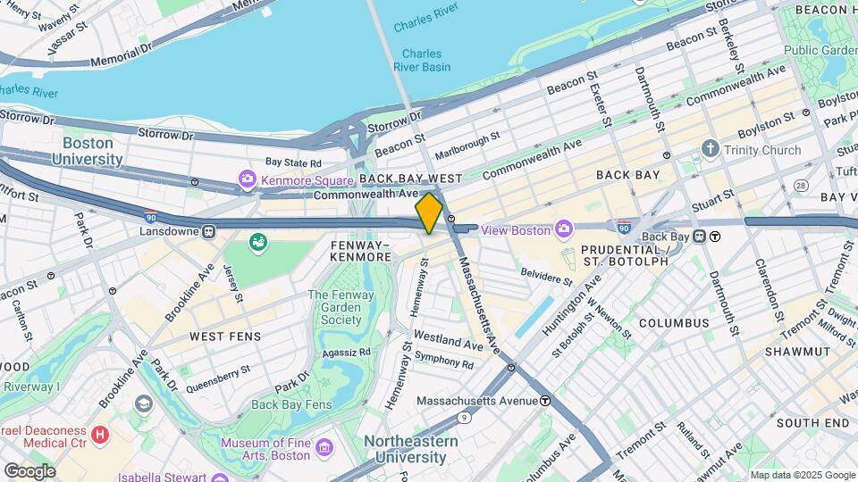1085 Boylston St Map and Location Details