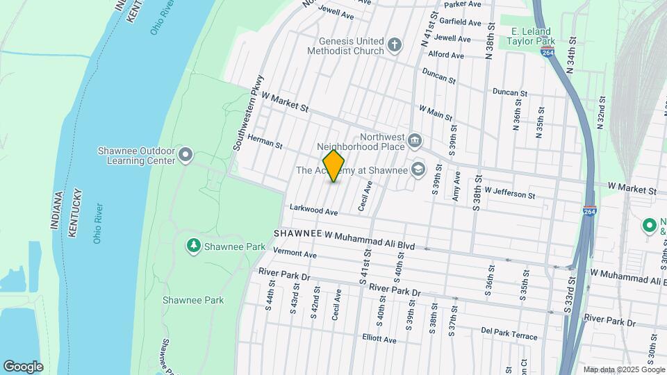 319 S 43rd St Map and Location Details