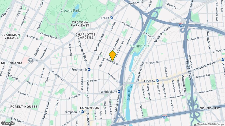 998 Jennings St Map and Location Details