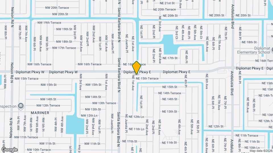 107 NE 15th Terrace Mapa y Detalles de la Ubicación