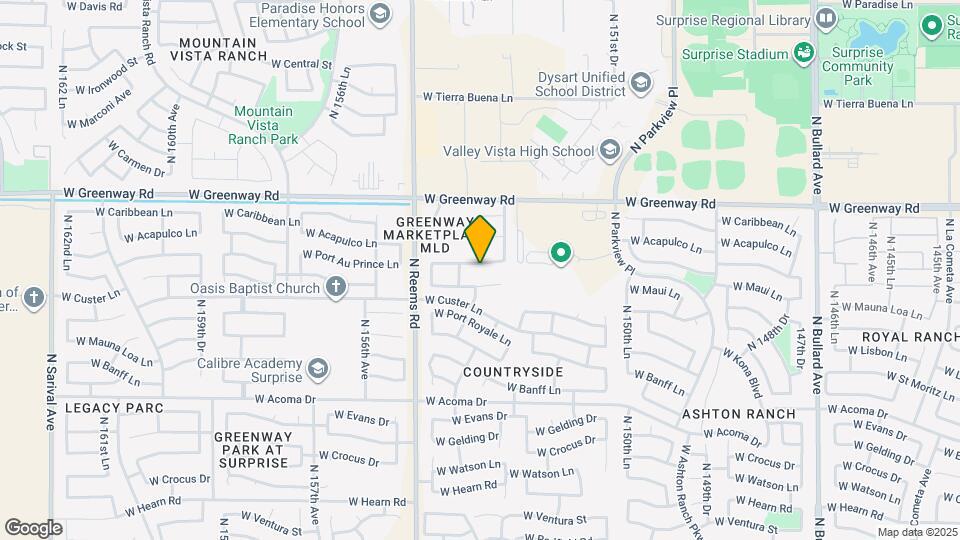 15355 W Port Au Prince Ln Mapa y Detalles de la Ubicación