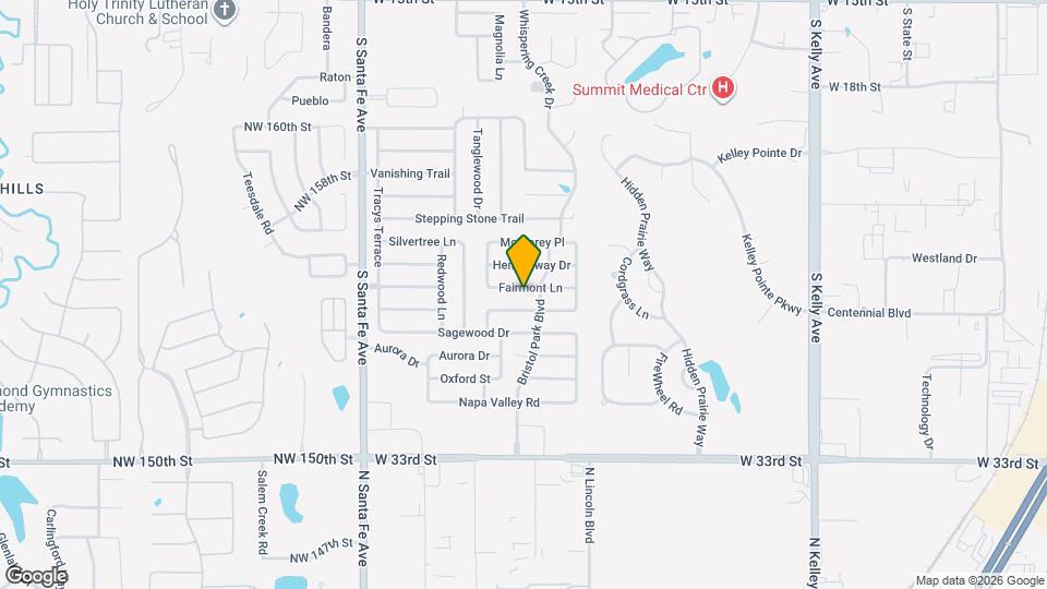 1808 Fairmont Ln Map and Location Details