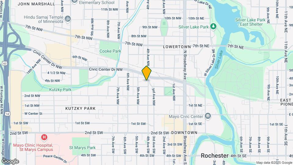 313 4th Ave NW Map and Location Details