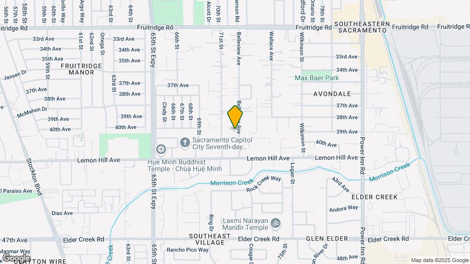 5980 Belleview Ave Map and Location Details