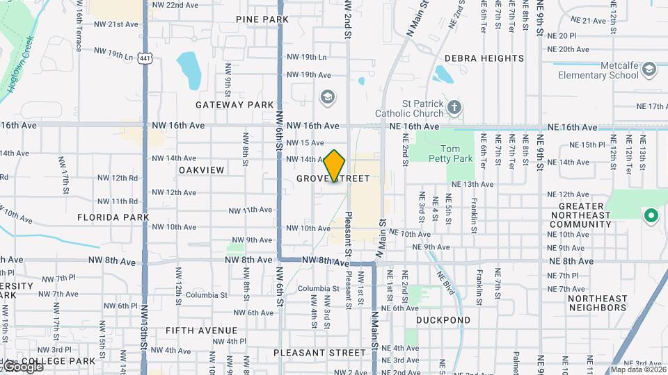 296 NW 12th Ave Map and Location Details