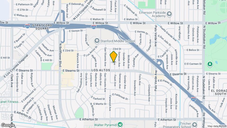 2221 Faust Ave Map and Location Details