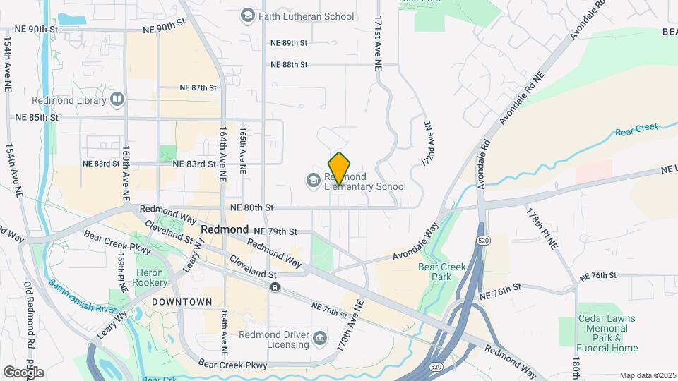 Redmond Crest Apartments Map and Location Details