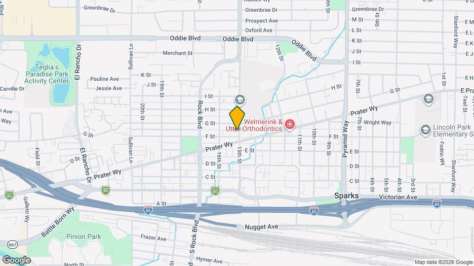 603 15th St Map and Location Details