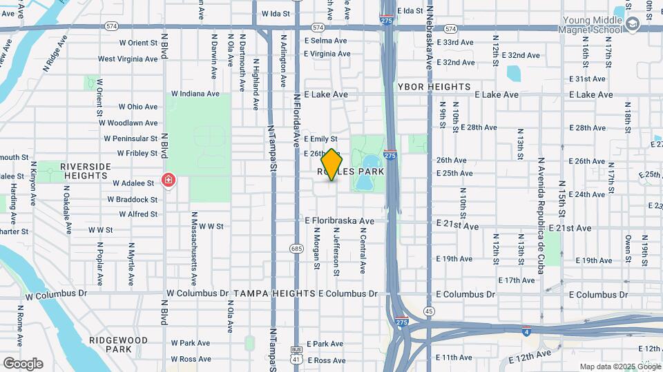 3108 N Jefferson St Map and Location Details