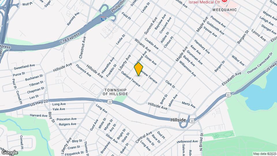 1476 Orchard Terrace Map and Location Details