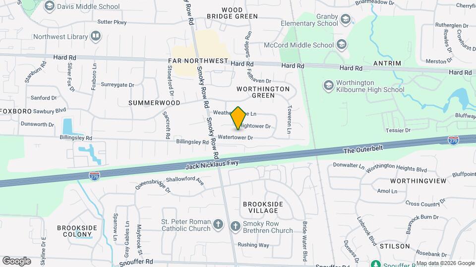 1778 Watertower Dr Map and Location Details