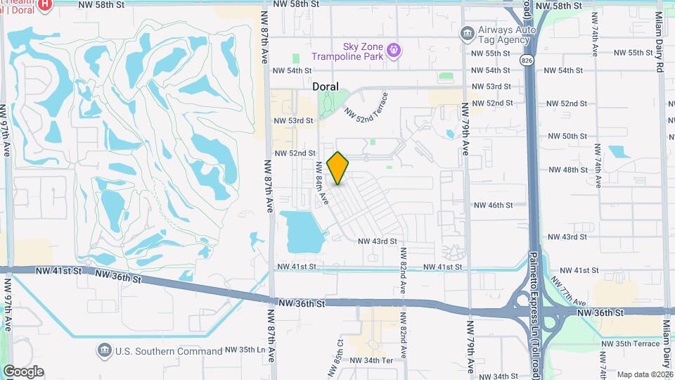 4861 NW 83rd Path Mapa y Detalles de la Ubicación