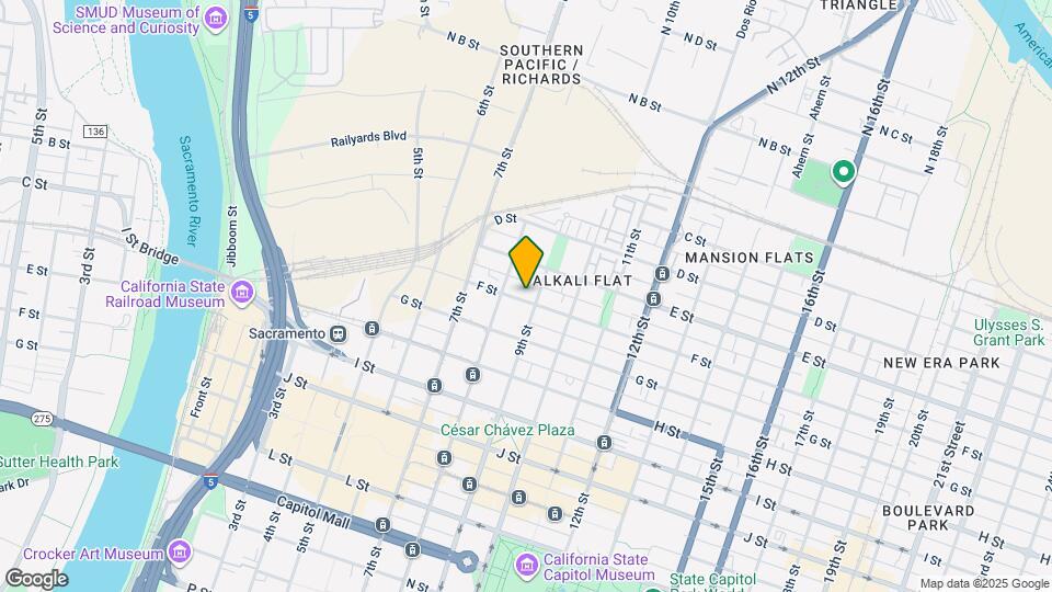 821 F St Map and Location Details