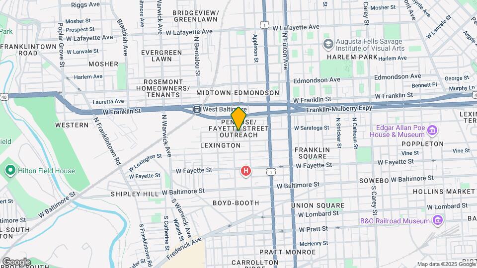 2021 W Saratoga St Map and Location Details