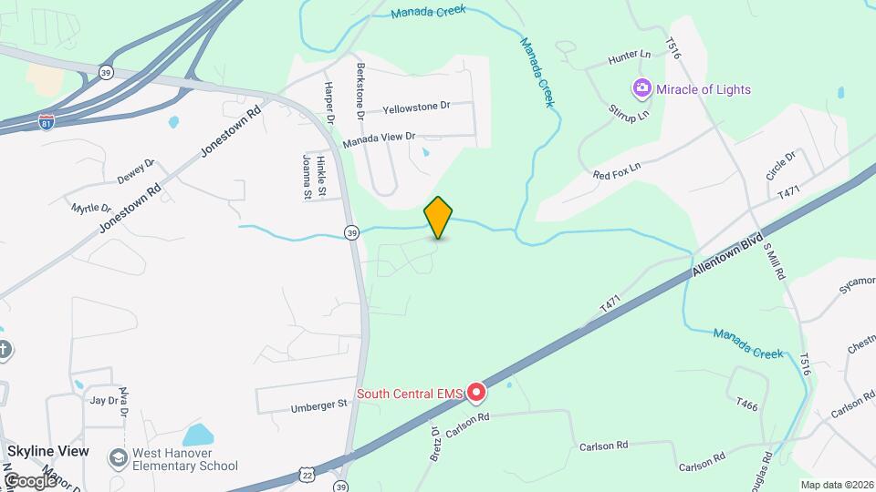 8177 Lenker Dr Map and Location Details