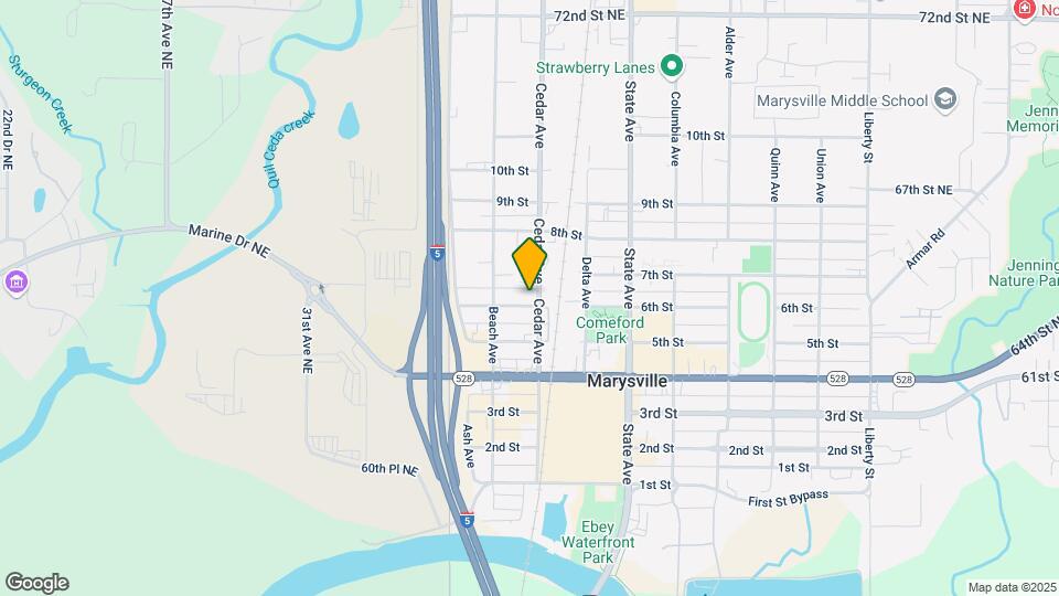 601 Cedar Ave Mapa y Detalles de la Ubicación