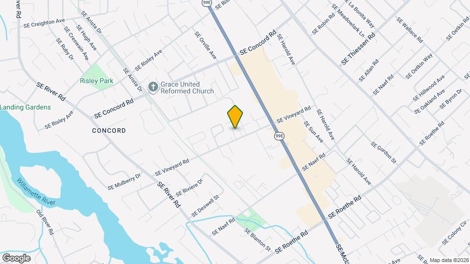 3521 SE Vineyard Rd Map and Location Details