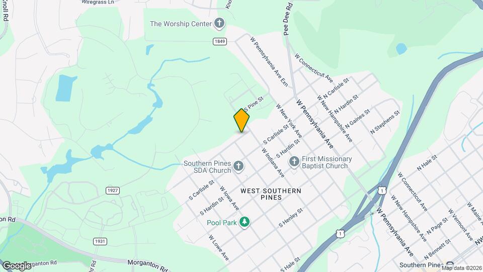 470 S Glover St Map and Location Details