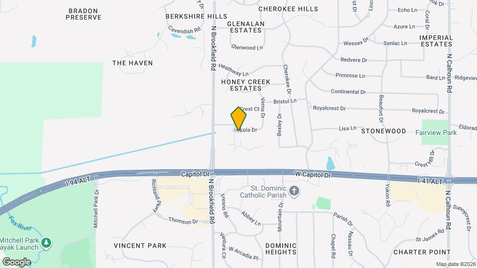 18625 Lola Dr Map and Location Details