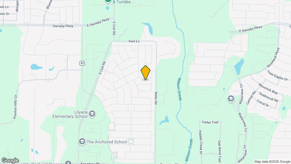 1700 Hydrangea Ln Map and Location Details