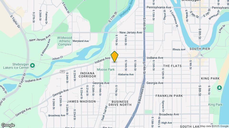 1126 S 17th St Map and Location Details