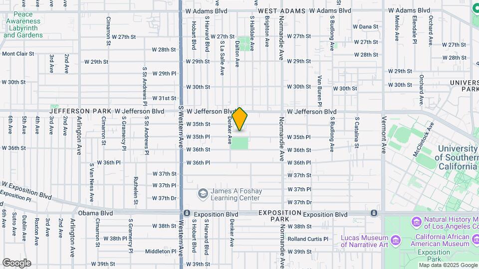 1523 W 35th Pl Map and Location Details